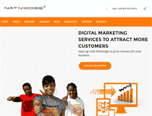 Tablet Screenshot of nativedge.com